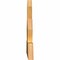 Ekena Millwork Saratoga Rough Sawn Timber Gable Bracket, Western Red Cedar, 48"W x 24"H x 2"D x 6"F, 12/12 Pitch GBW048X24X0206SAR00RWR - alternate 2